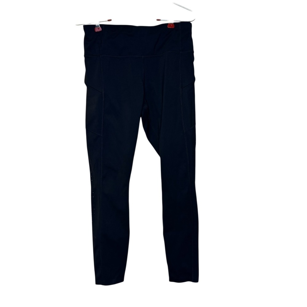 Athleta Womens Pants Stretch Pull On Elastic Waist Stretchy Leggings Black Small